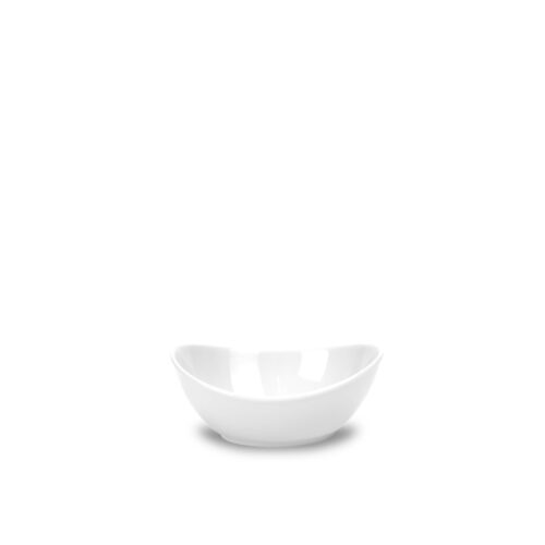 Porcelain Small oval salad bowl